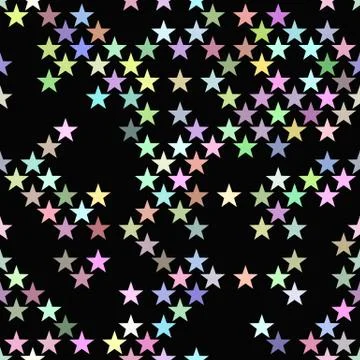 Repeating pentagram star pattern - vector background graphic Иллюстрация