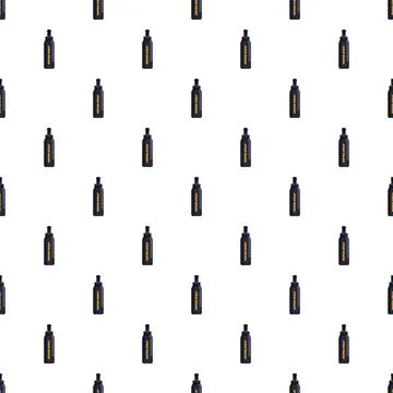 Repeating pepper spray canisters creating seamless pattern Stock Illustration