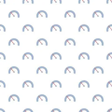 Repeating performance gauge meter technical pattern background Ilustración de archivo