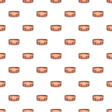 Repeating pet bed pattern for cute animal accessory design Illustrazione stock