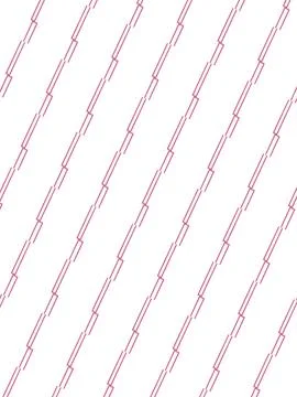 Repeating pink diagonal line pattern on white background Stock Illustration