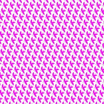 Repeating pink floral blossom pattern for fabric Stock Illustration