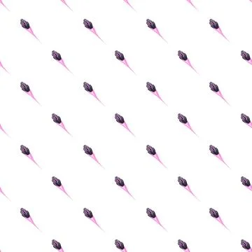 Repeating pink floral bud abstract seamless pattern Stock Illustration