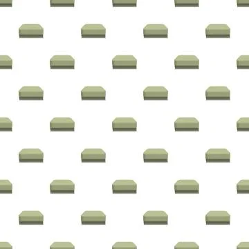 Repeating pouf pattern creating seamless textile design for interiors Stock Illustration