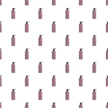 Repeating pump bottles creating seamless pattern design 스톡 일러스트