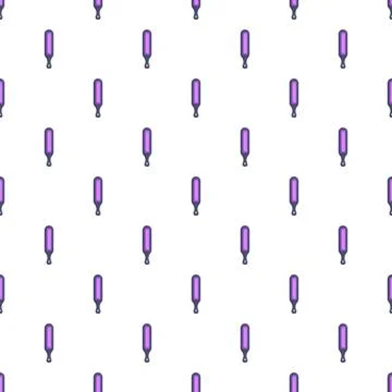 Repeating purple laser weapons forming scifi pattern Stock Illustration