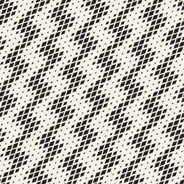 Repeating Rectangle Halftone. Modern Geometric Lattice Texture. Vector Seamless イラスト素材