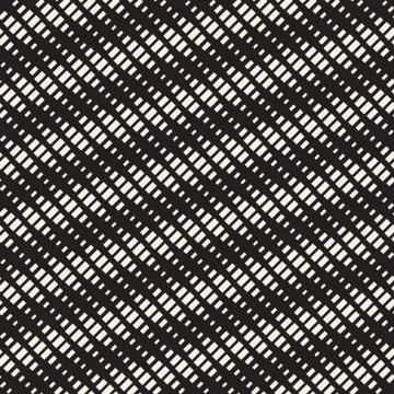 Repeating Rectangle Halftone. Modern Geometric Lattice Texture. Vector Seam.. Stock Illustration