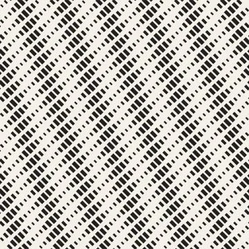 Repeating Rectangle Halftone. Modern Geometric Lattice Texture. Vector Seam.. Stock Illustration