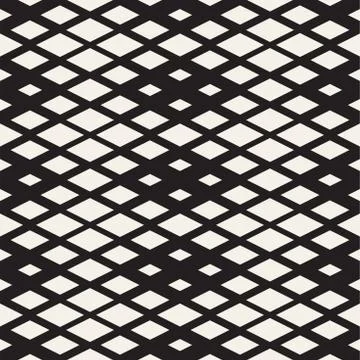 Repeating Rectangle Halftone. Modern Geometric Lattice Texture. Vector Seam.. イラスト素材