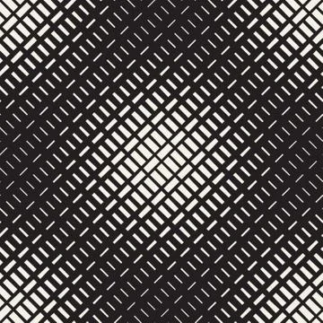 Repeating Rectangle Halftone. Modern Geometric Lattice Texture. Vector Seamle Stock Illustration