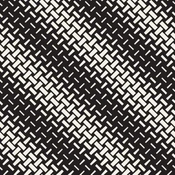 Repeating Rectangle Halftone. Modern Geometric Lattice Texture. Vector Seamle イラスト素材