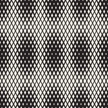 Repeating Rectangle Shape Halftone. Modern Geometric Lattice Texture. イラスト素材