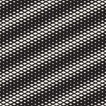 Repeating Rectangle Shape Halftone. Modern Geometric Lattice Texture. Vector Stock Illustration