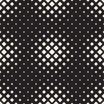 Repeating Rectangle Shape Halftone. Modern Lattice Texture. Vector Seamless.. Stock Illustration
