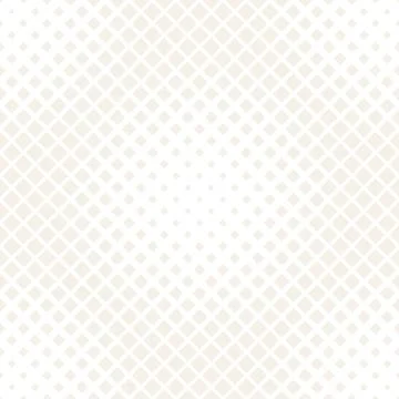 Repeating Rectangle Shape Halftone. Vector Seamless Monochrome Pattern イラスト素材