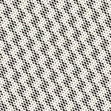 Repeating Rectangle Shape HalftoneVector Seamless Monochrome Pattern Stockillustratie