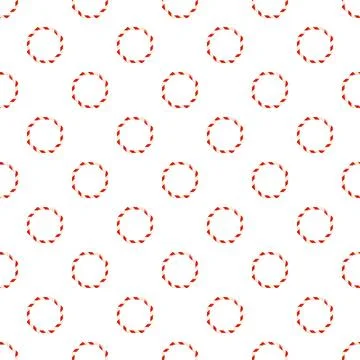 Repeating red and white striped frame pattern 스톡 일러스트