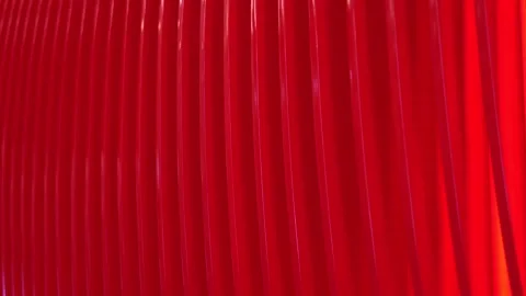 Repeating red curved lines creating modern abstract pattern and texture Stock Footage 320520322