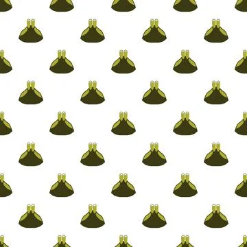 Repeating retro dress pattern on white background イラスト素材