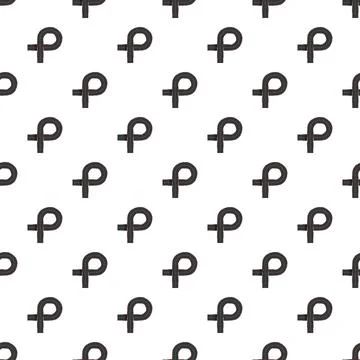 Repeating road sign layout creating seamless pattern Stock Illustration