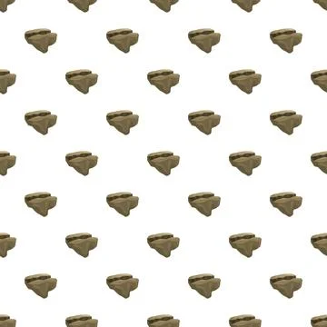 Repeating rock pattern creating seamless background design イラスト素材