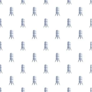 Repeating rocket illustration seamless pattern background design Illustrazione stock
