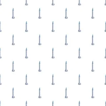 Repeating rocket pattern symbolizing space travel and technology Stock Illustration