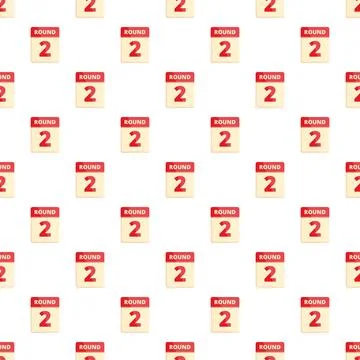 Repeating round 2 icon pattern for gaming background Stockillustratie