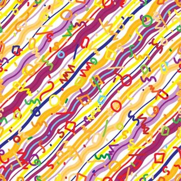 Repeating seamless diagonal and zig-zag pattern Illustrazione stock