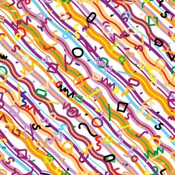 Repeating seamless diagonal and zig-zag pattern Stock Illustration