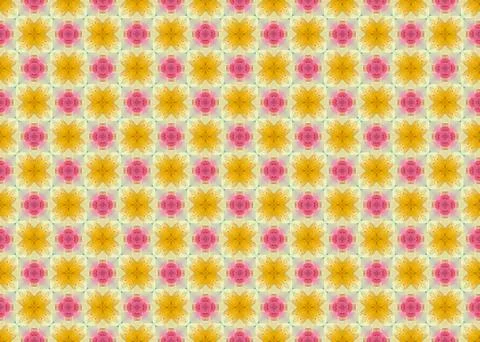 Repeating seamless pattern of soft painterly geometric design Stock Illustration