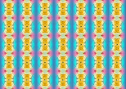 Repeating seamless pattern of soft painterly geometric design Stock Illustration