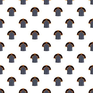 Repeating seamless pattern of traditional asian shirt illustration Stock Illustration
