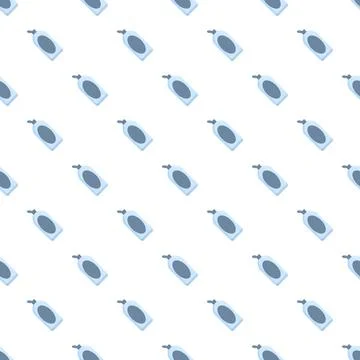 Repeating shampoo bottle seamless pattern for hygiene background 스톡 일러스트