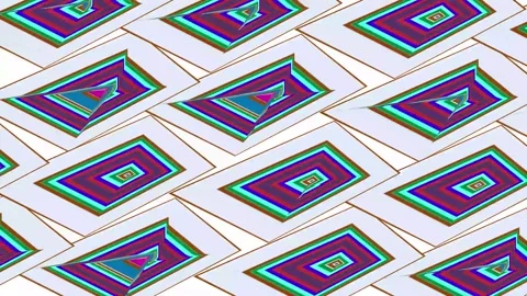 Repeating shapes. Stock Footage 308855657