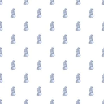 Repeating simple abstract modern building pattern Stock Illustration