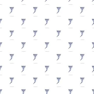 Repeating simple abstract tornado or funnel pattern Illustrazione stock