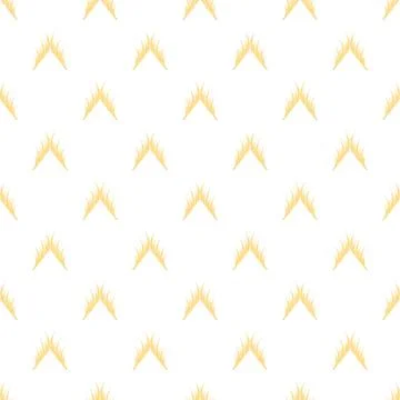 Repeating simple flame shapes vector seamless pattern Stock Illustration