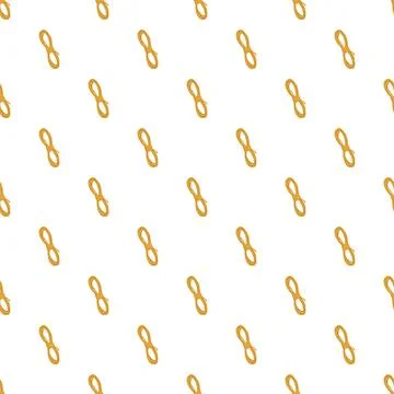 Repeating simple rope coil pattern seamless background Stock Illustration