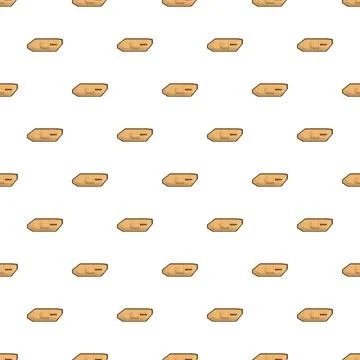 Repeating simple wooden timber object motif pattern Illustrazione stock