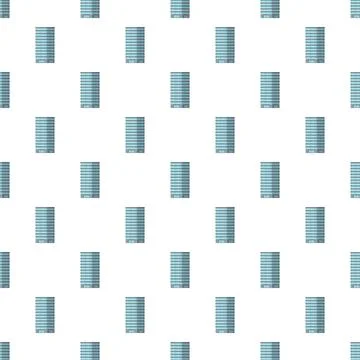 Repeating skyscraper building pattern urban city illustration イラスト素材