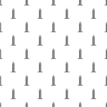 Repeating skyscraper pattern forming a modern architectural background イラスト素材