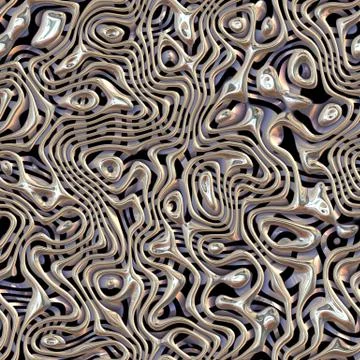 Repeating smelted metal  background Stock Illustration