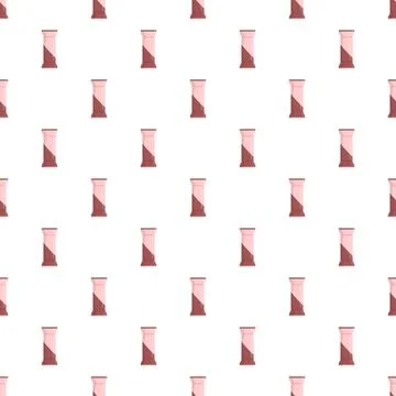 Repeating snack bar pattern on white background 스톡 일러스트