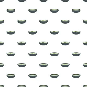 Repeating soup bowls pattern for culinary background Stockillustratie