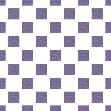 Repeating square pattern showing purple cobblestone texture Stock Illustration