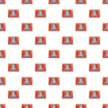 Repeating stage icon with number nine pattern Stock Illustration