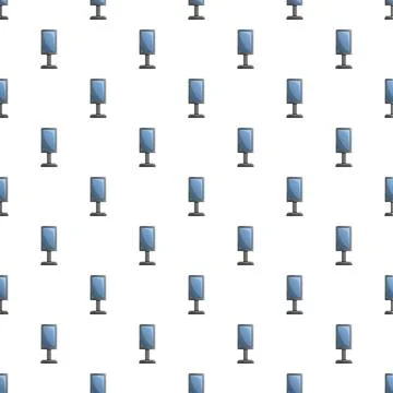 Repeating standing advertising billboard light box pattern 스톡 일러스트