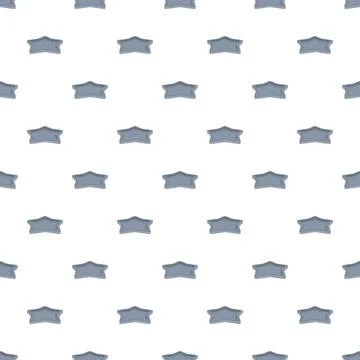 Repeating star shapes creating seamless pattern background Stock Illustration